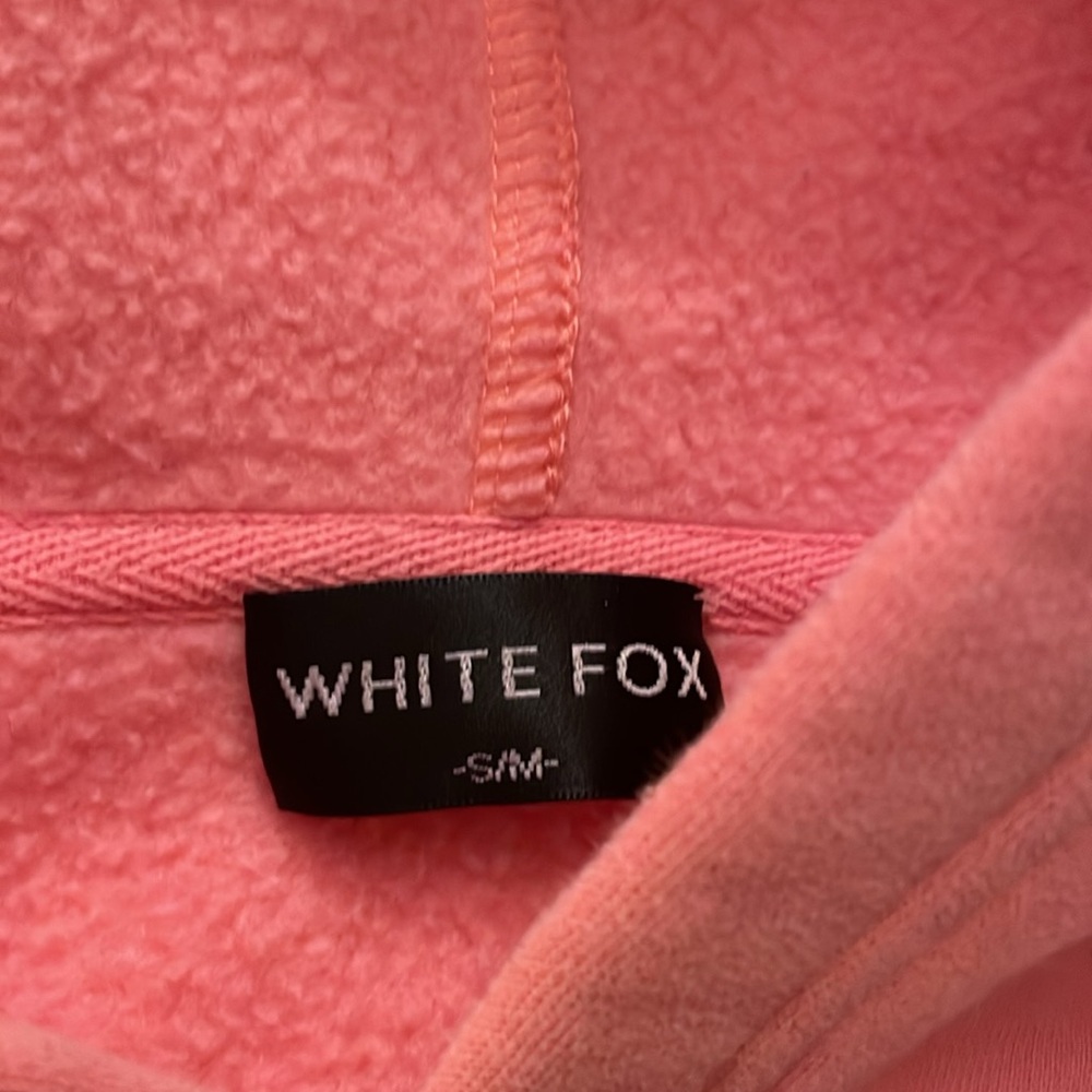White Fox Pink Hoodie - Picture 2 of 4